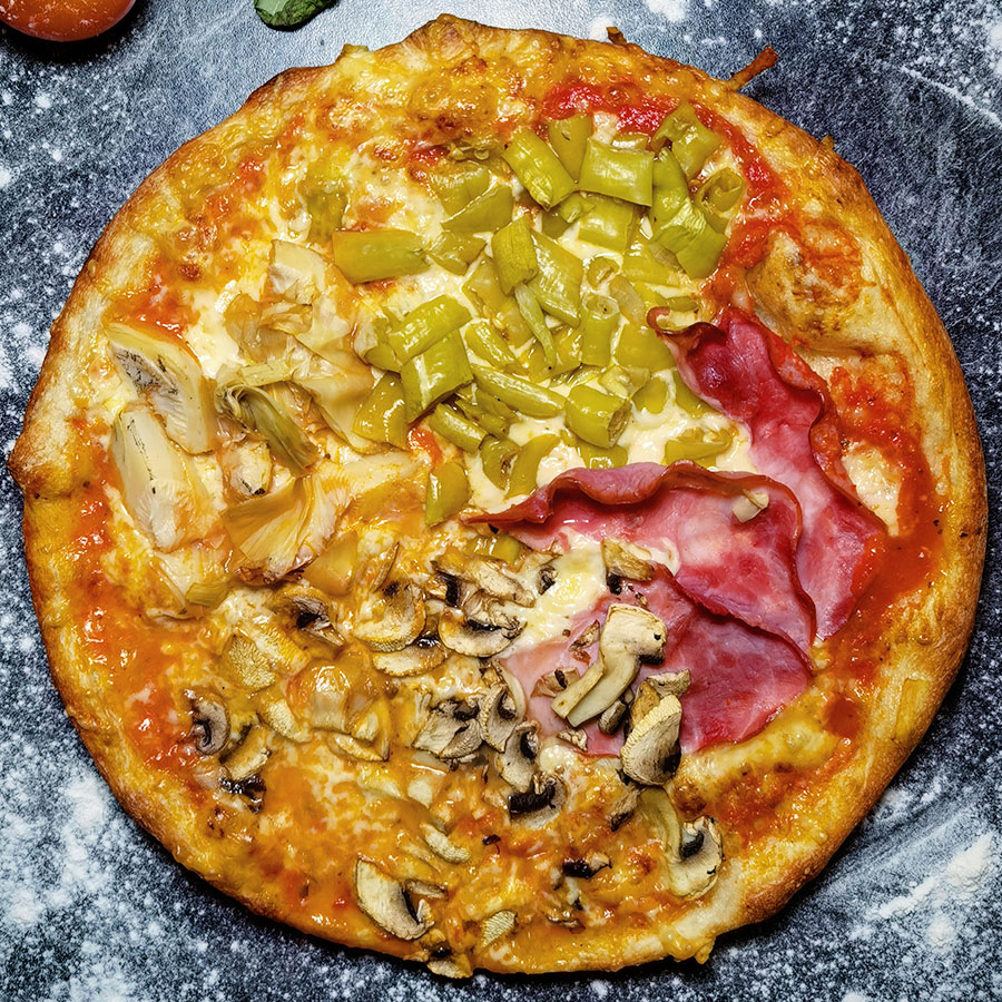 Quattro Stagioni - Antonios - Pizza Lieferservice